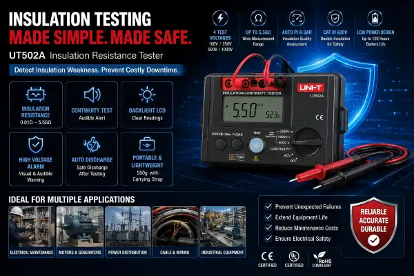Can UT501A Insulation Resistance Tester Prevent Equipment Failure?